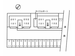 ソレイユ　Ａ棟の物件外観写真